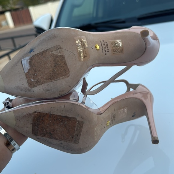 Beautiful! Stuart Weitzman nude heels - Picture 3 of 3